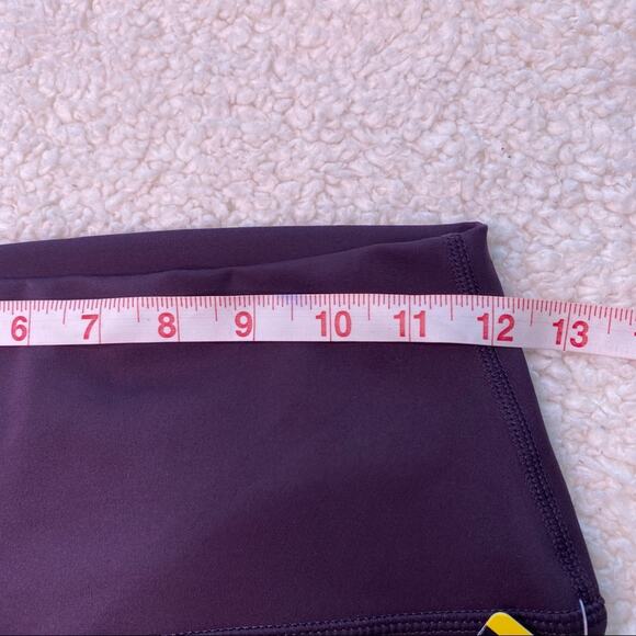 Nude Tech Dark Purple Capri Soft Leggings M - Picture 8 of 9